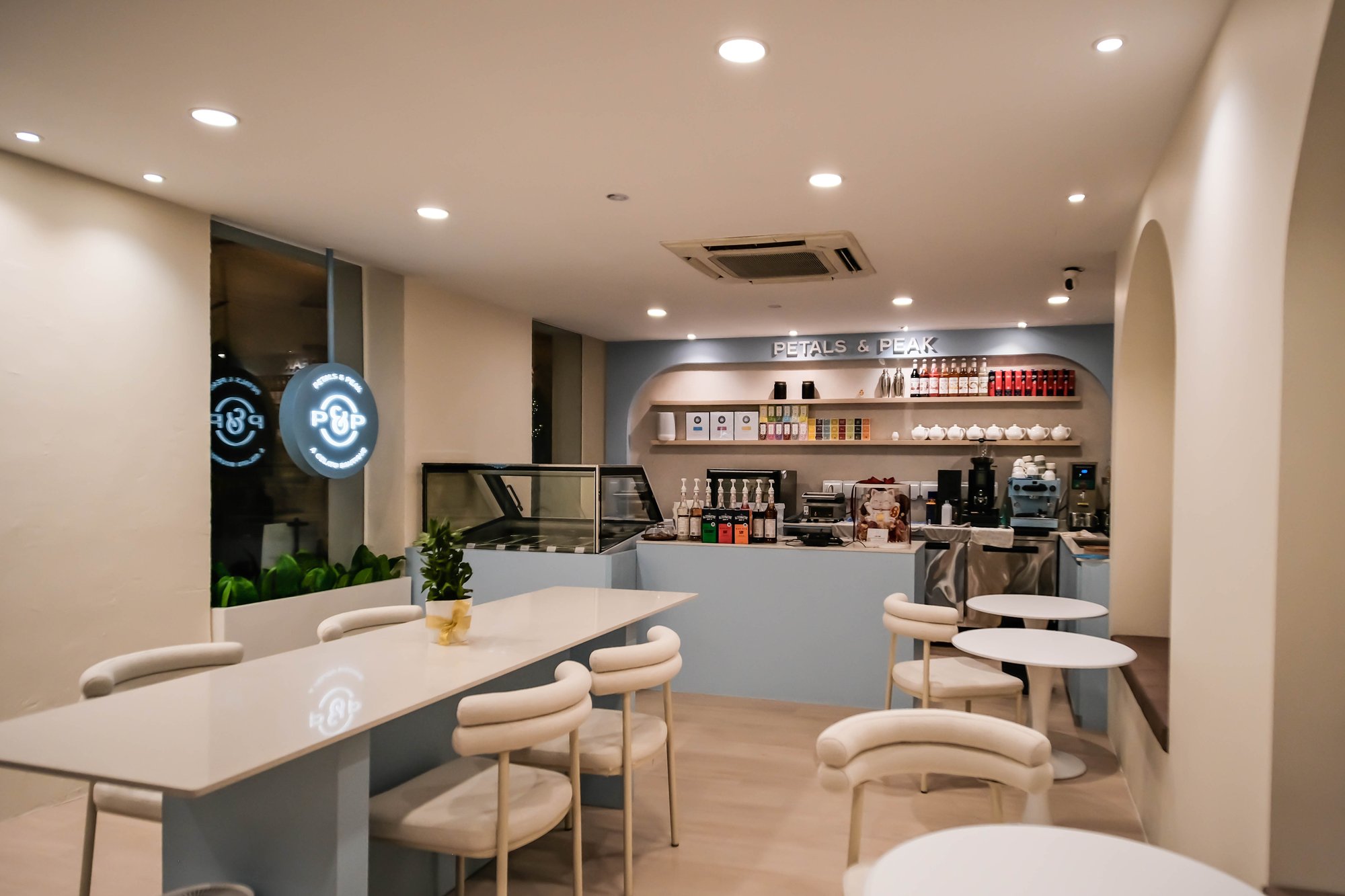 Petals and Peak tea cafe commercial renovation Singapore