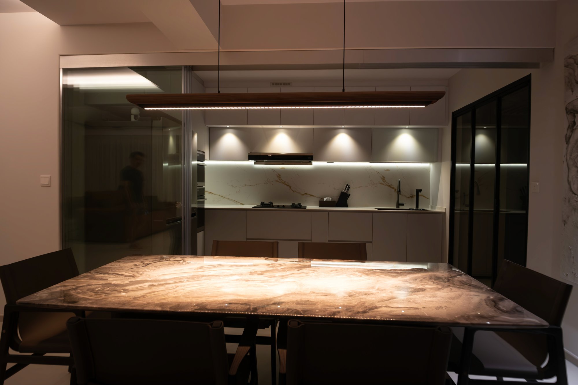 Modern kitchen renovation with refined practicality