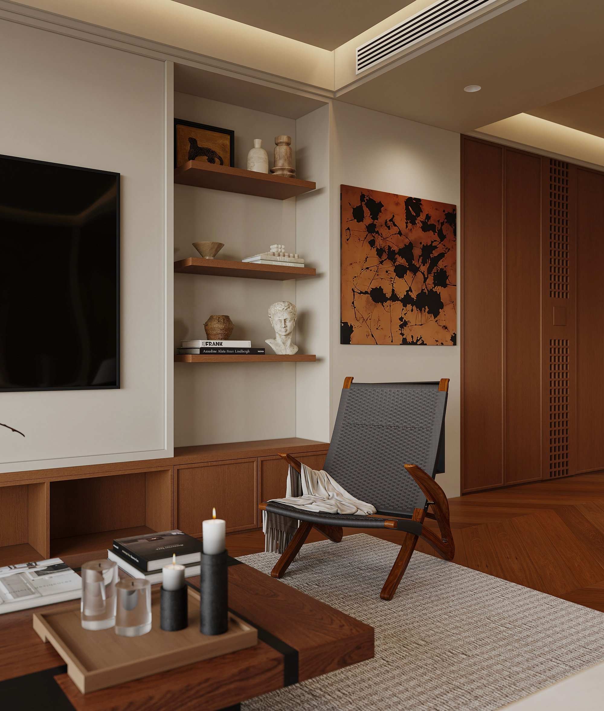 Minimal contemporary home interior Singapore