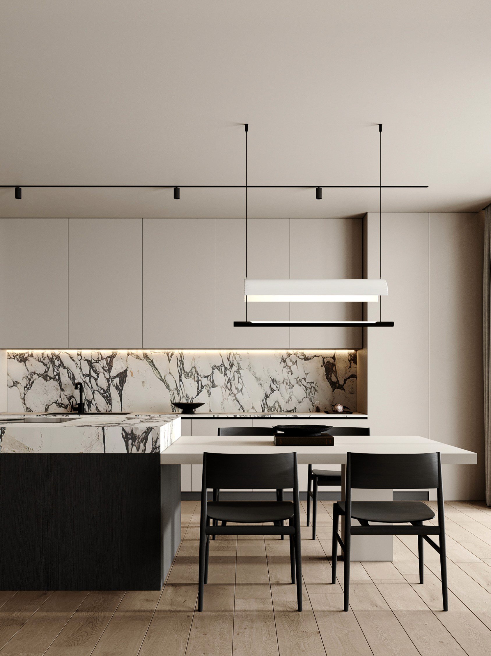 Calm contemporary home interior Singapore